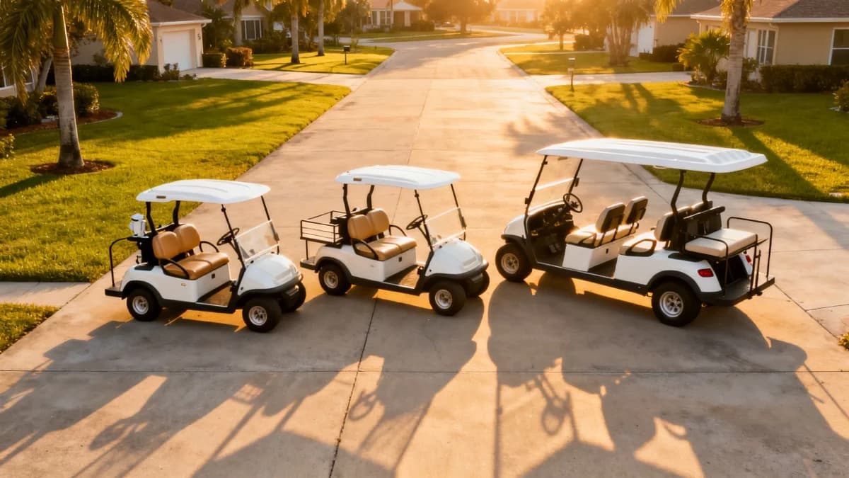 2 vs 4 vs 6 Seater Golf Carts: How to Choose (2026)