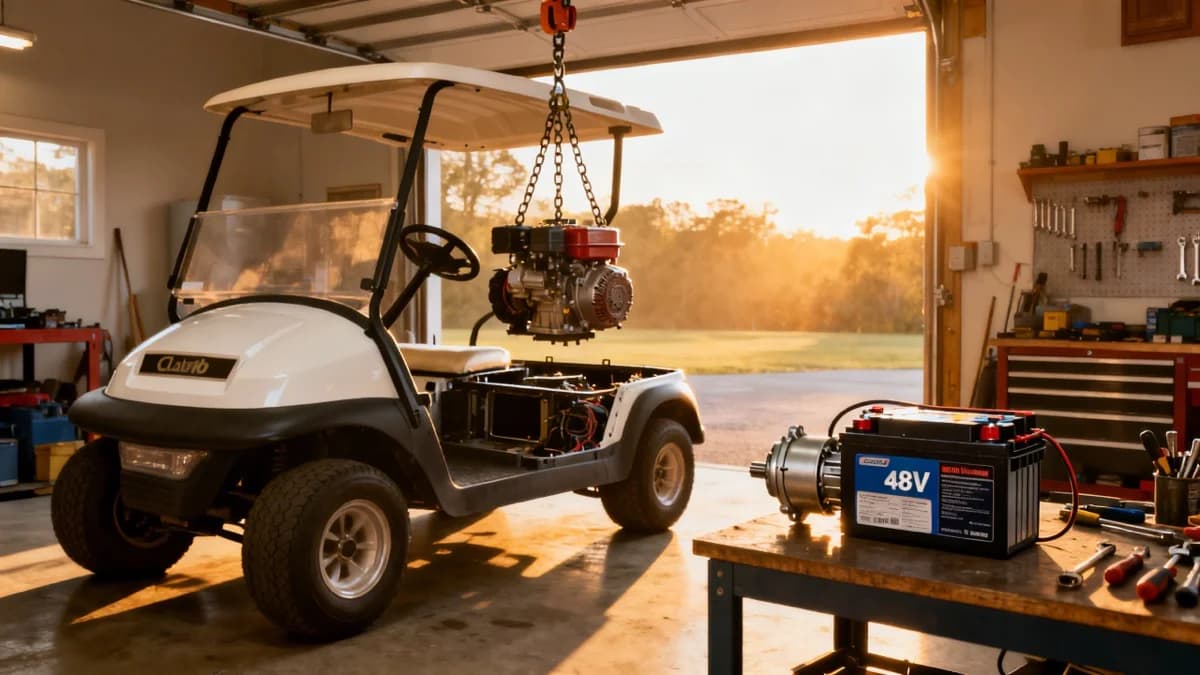 Gas to Electric Golf Cart Conversion (2026 Guide)