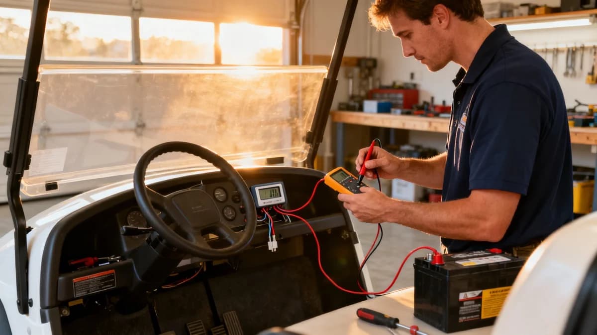 Golf Cart Battery Meter Wiring & Troubleshooting (2026)