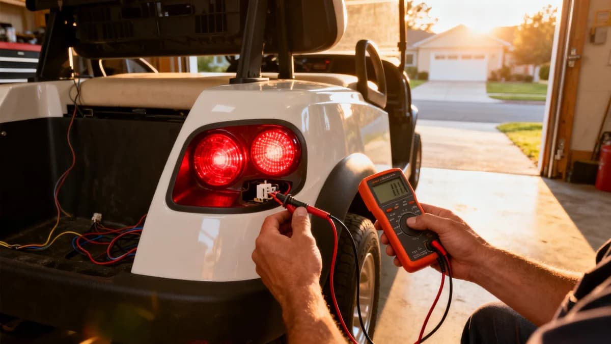 Golf Cart Brake Lights Not Working? Fix Guide (2026)
