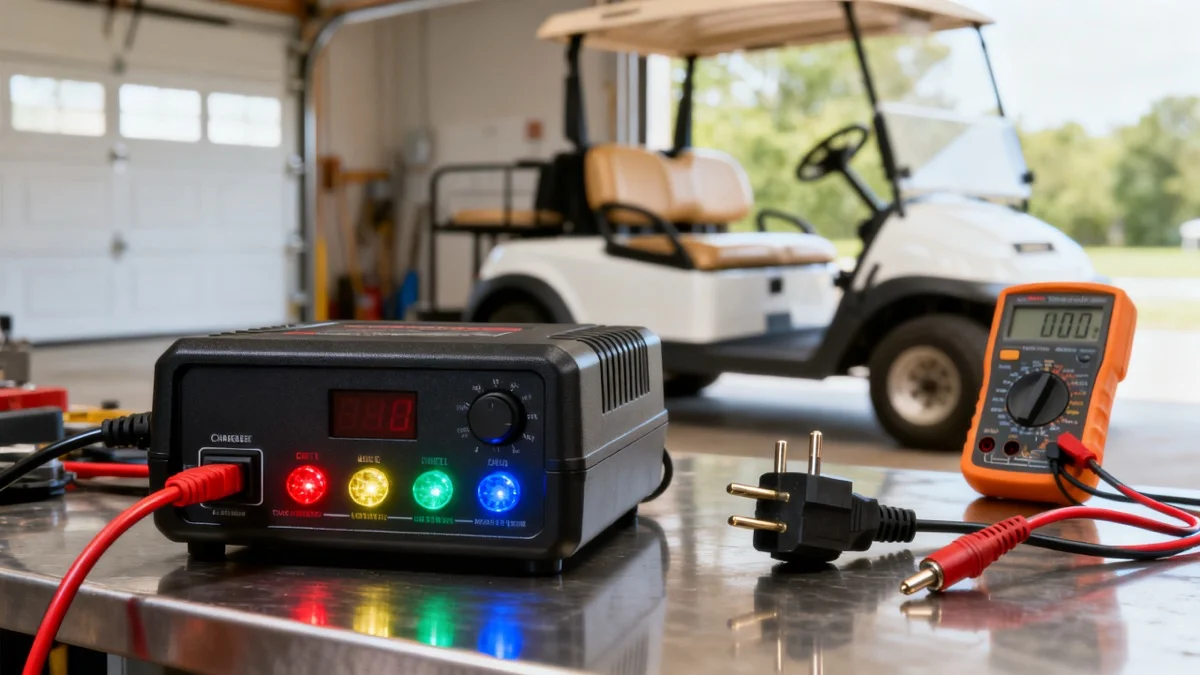 Golf Cart Charger Light Codes: What They Mean