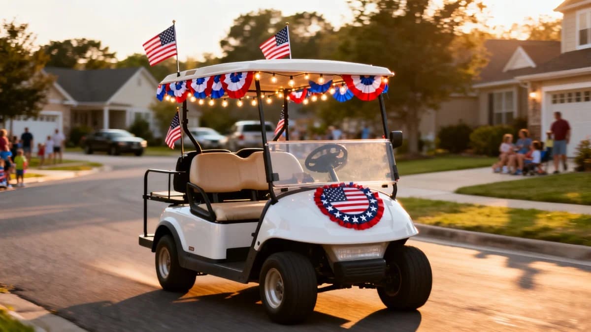 Golf Cart Parade Decorations: 4th of July Ideas (2026)