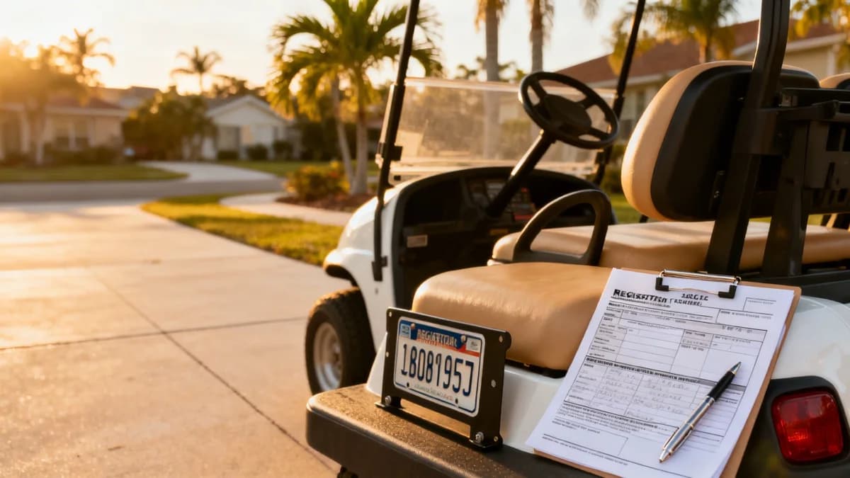 Golf Cart Registration by State (2026 Rules)