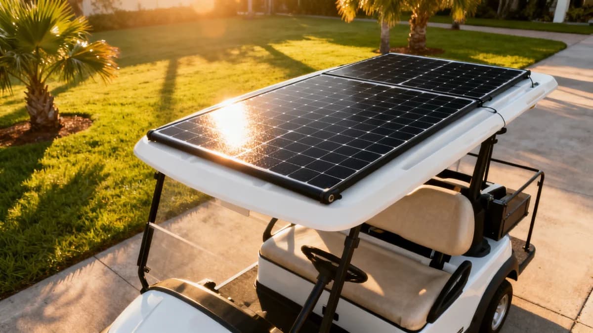 Golf Cart Solar Panels: Complete Guide (2026)