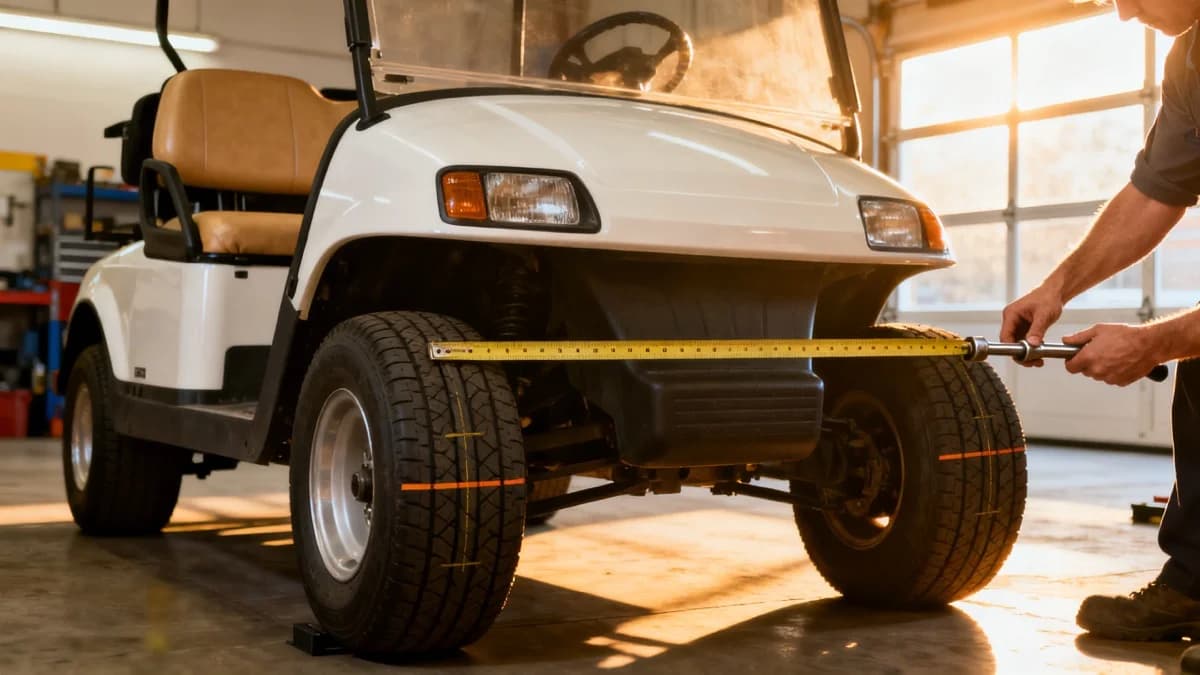 Golf Cart Wheel Alignment Guide (2026)
