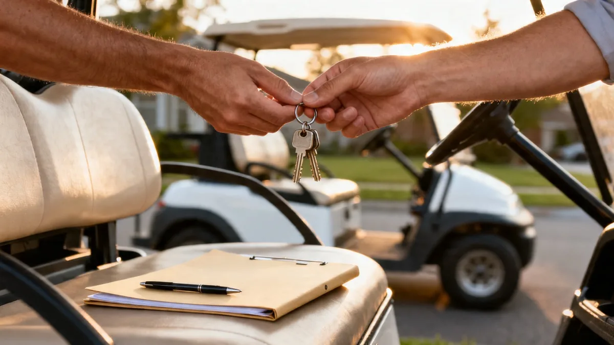 How to Transfer Golf Cart Ownership (2026)