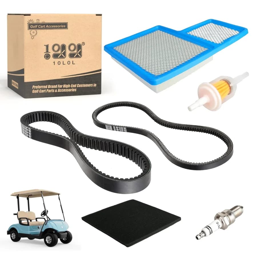 Yamaha gas golf cart belts, fuel pump, starter generator, and tune-up parts