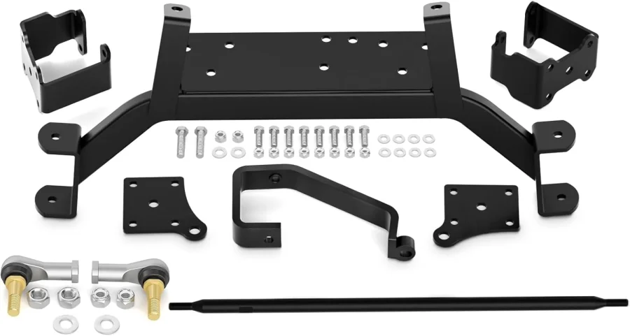 Lifted E-Z-GO golf cart suspension and tire clearance