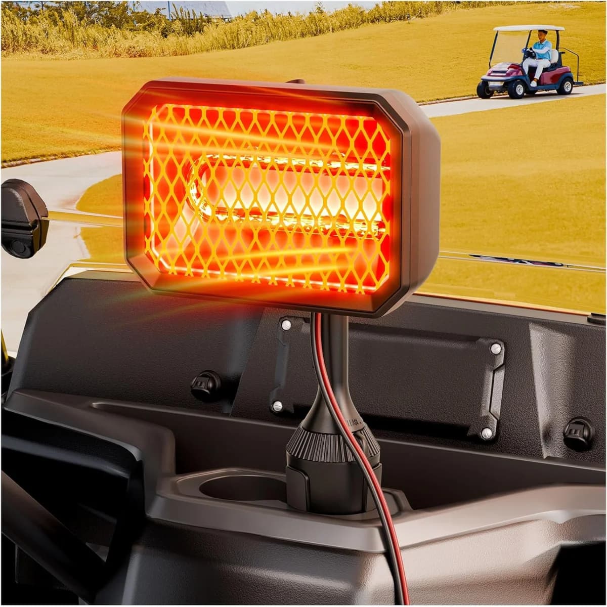 JNOD electric heater for enclosed golf carts
