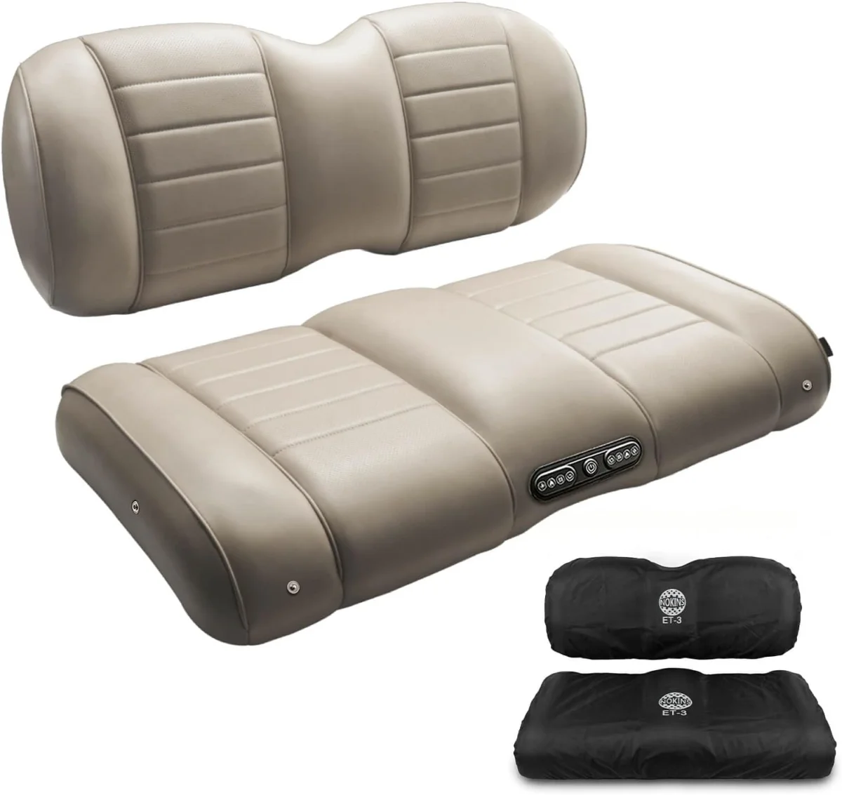 NOKINS heated ventilated and vibrating front seat for 1994 to 2013 E-Z-GO TXT golf carts