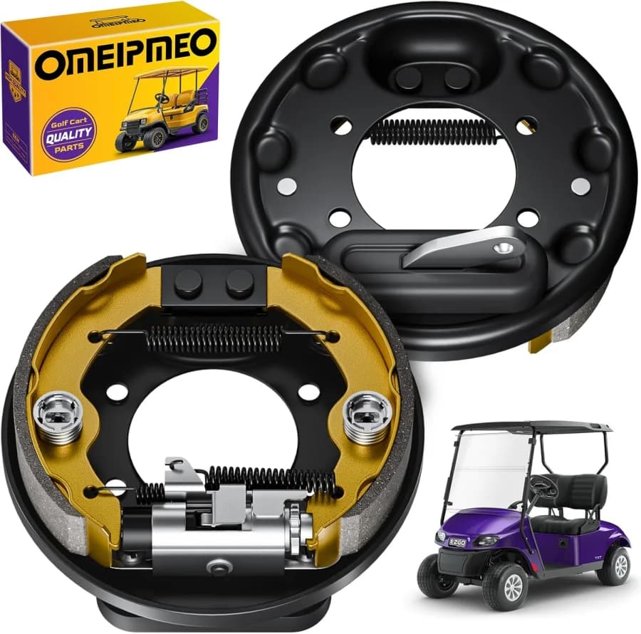 Complete golf cart brake assembly for E-Z-GO brake replacement