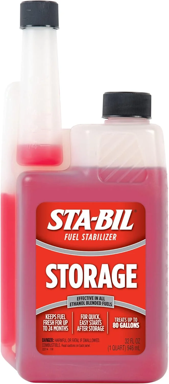 STA-BIL fuel stabilizer for gas Yamaha golf carts