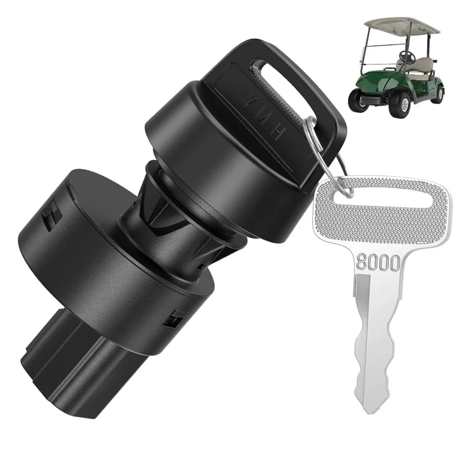 Ignition key switch assembly for Yamaha G22 G29 and Drive2 golf carts
