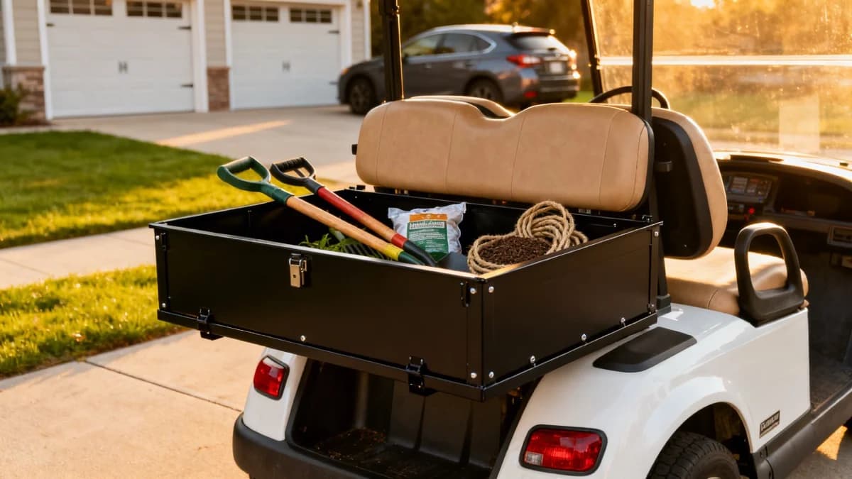 Best Golf Cart Cargo Boxes & Storage (2026)