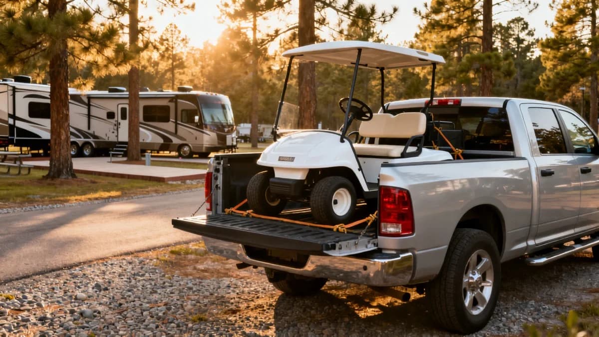 Best Portable Golf Carts for Camping & RV Parks (2026)