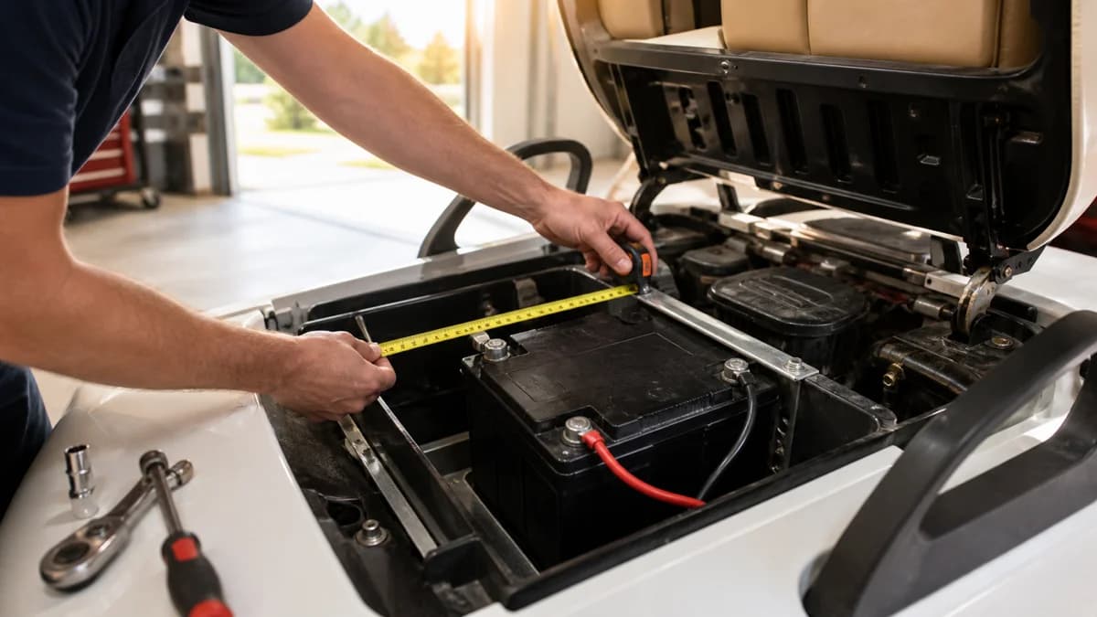 Gas Golf Cart Battery Size: Club Car, EZGO & Yamaha