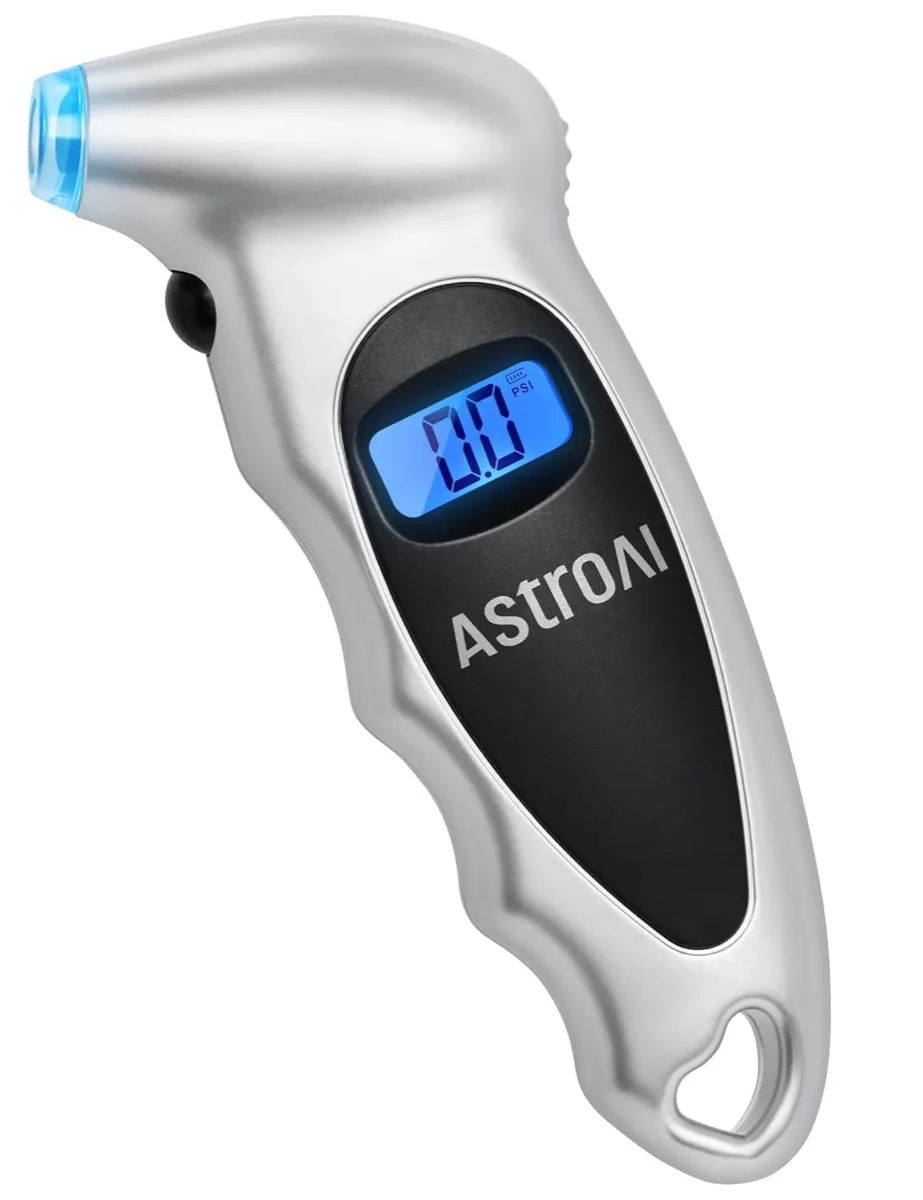 AstroAI digital tire pressure gauge for golf cart tire PSI checks