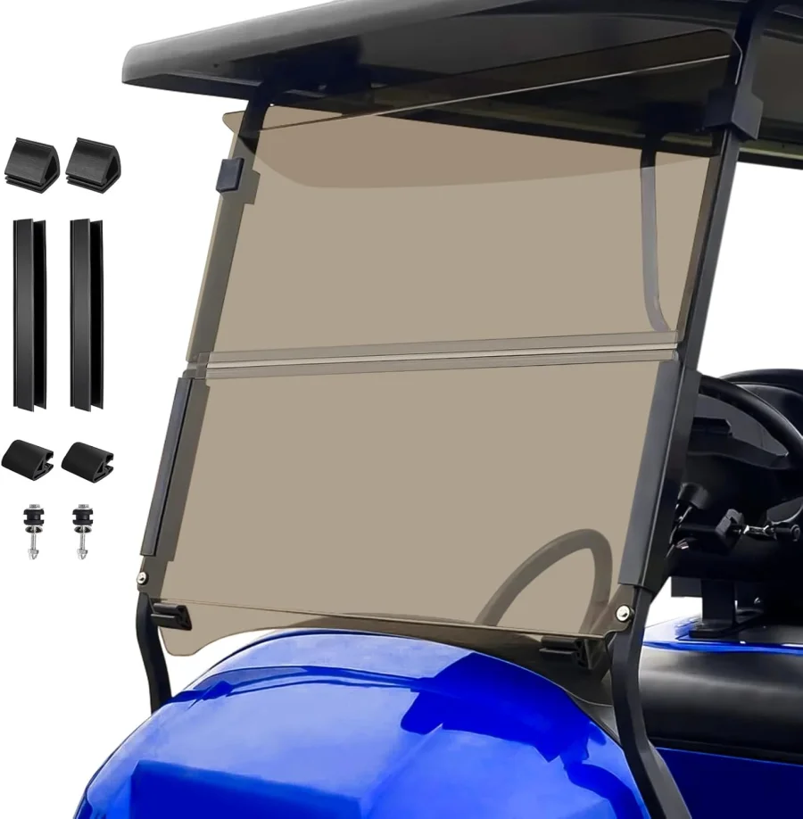 Club Car Precedent, Tempo, and Onward windshield, seat, floor mat, enclosure, and body part fitment