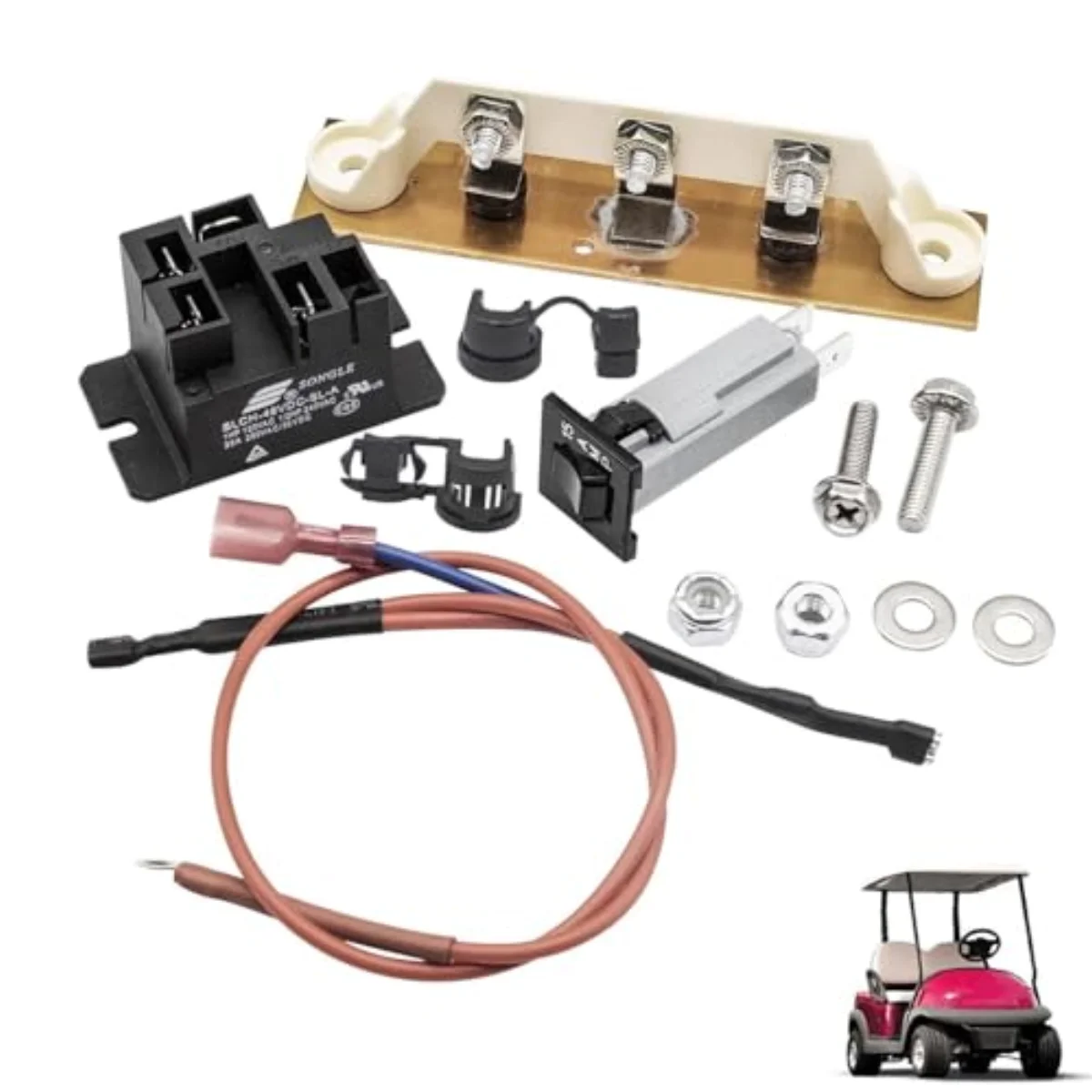 DRIVE UP relay circuit breaker and rectifier repair kit for Club Car PowerDrive charger model 17930