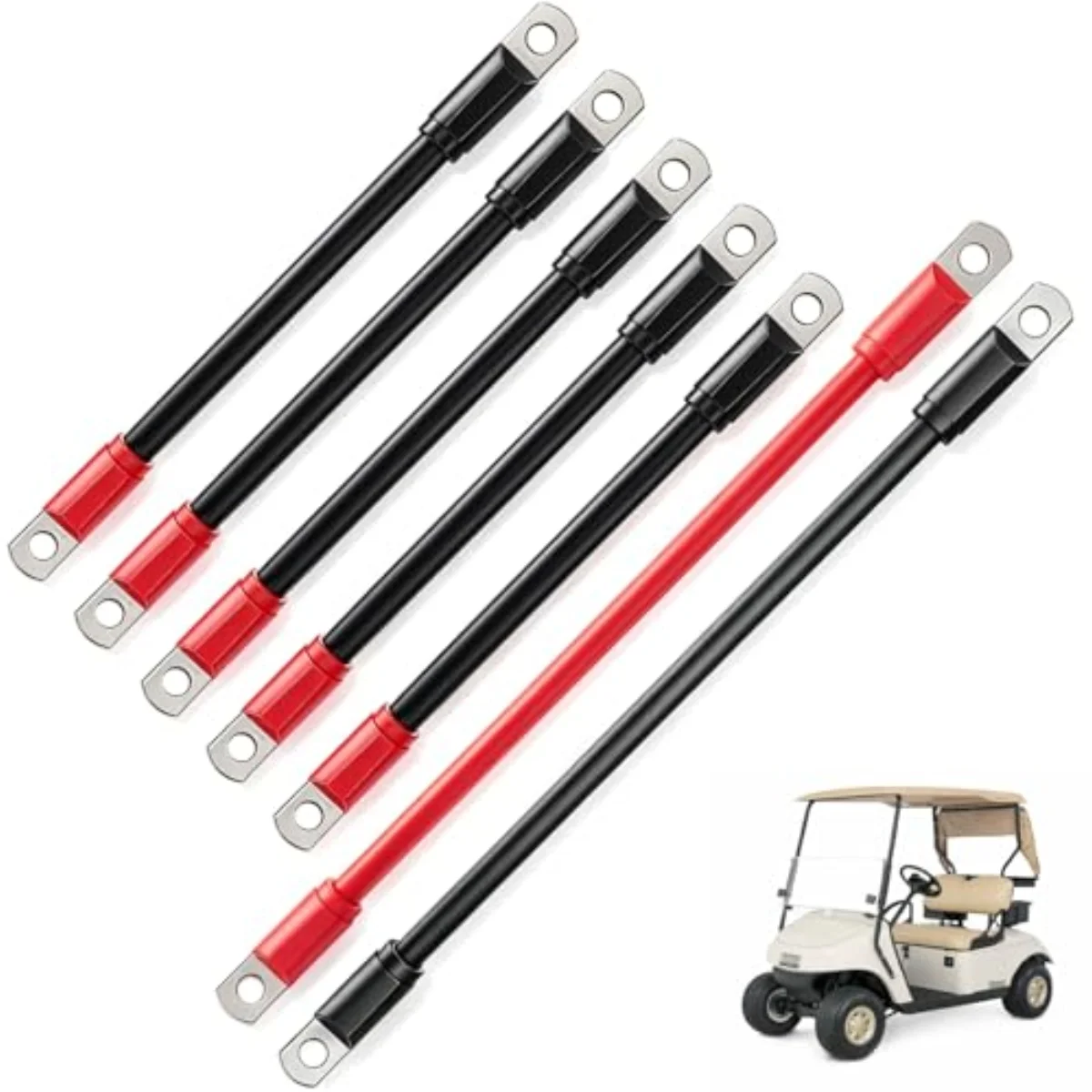 DRIVE UP seven-piece 4-gauge battery cable kit for E-Z-GO TXT golf carts