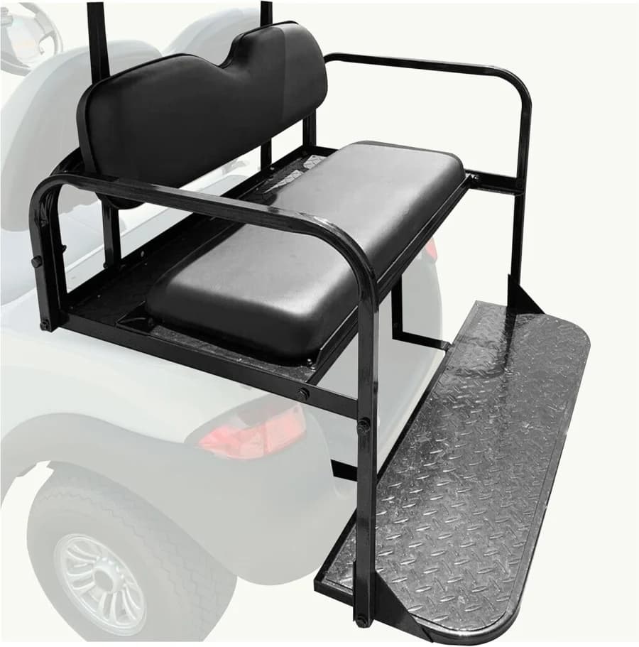 ECOTRIC rear flip seat kit for Club Car Precedent Tempo and Onward golf carts