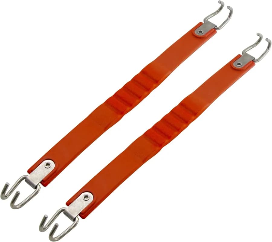 Golf cart battery lifting strap for heavy lead-acid batteries