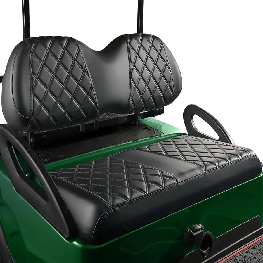 Diamond vinyl seat cover for Club Car Precedent golf cart front seat cushion