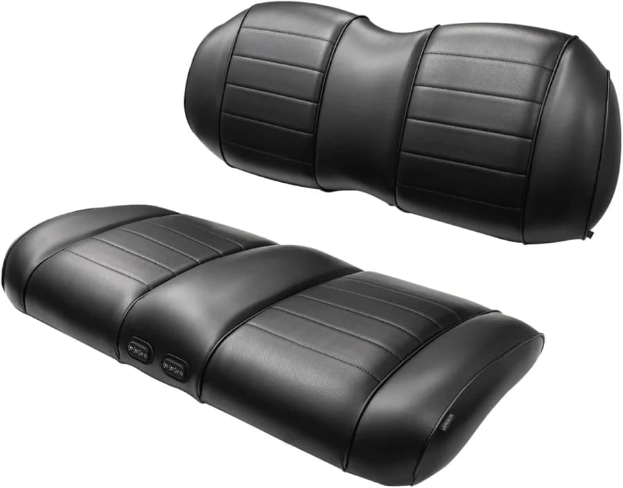 NOKINS heated ventilated and vibrating golf cart seat cushion for compatible seats