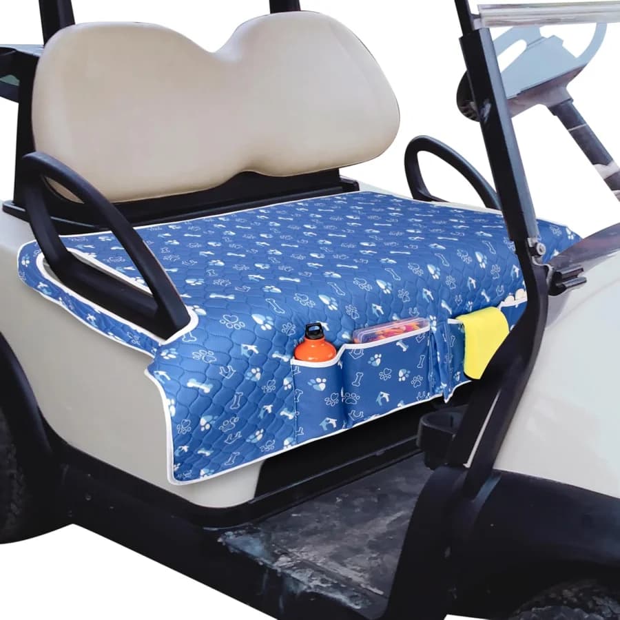 PGmoon universal golf cart seat towel blanket with nonskid bottom