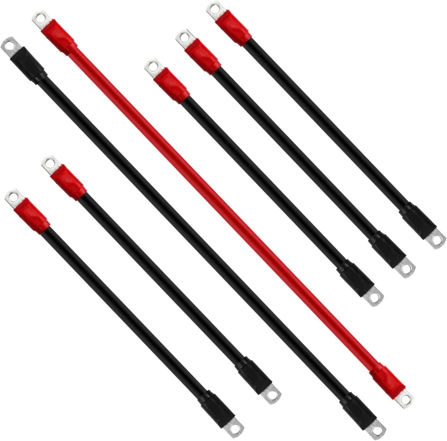 Golf cart battery cable kit for battery pack wiring and maintenance