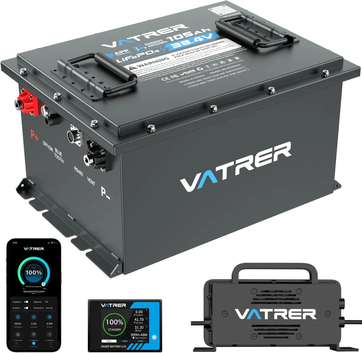 36V lithium golf cart battery kit for older 36V carts and conversions